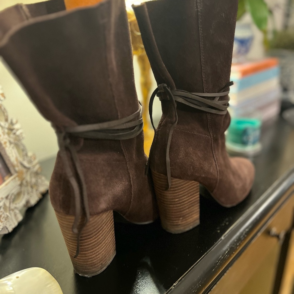 Ecote Carla Slouch Ankle Boots in Brown - Size 9M - Picture 10 of 12